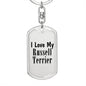 Love My Russell Terrier - Luxury Dog Tag Keychain