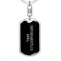 Indianapolis Girl v5 - Luxury Dog Tag Keychain
