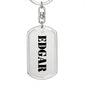 Edgar - Luxury Dog Tag Keychain