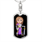Knight 02-2 - Luxury Dog Tag Keychain