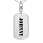 Johnny - Luxury Dog Tag Keychain