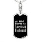American Foxhound v2 - Luxury Dog Tag Keychain