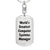 World's Greatest Computer Systems Manager - Luxury Dog Tag Keychain