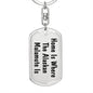 Alaskan Malamute's Home - Luxury Dog Tag Keychain