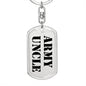 Army Uncle - Luxury Dog Tag Keychain