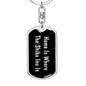 Shiba Inu's Home v2 - Luxury Dog Tag Keychain