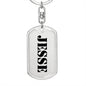 Jesse - Luxury Dog Tag Keychain