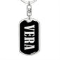 Vera v02 - Luxury Dog Tag Keychain