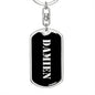 Damien v3 - Luxury Dog Tag Keychain