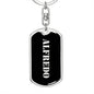 Alfredo v3 - Luxury Dog Tag Keychain