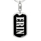 Erin v02 - Luxury Dog Tag Keychain