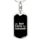 Goldendoodle v2 - Luxury Dog Tag Keychain