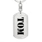 Tom - Luxury Dog Tag Keychain