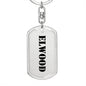 Elwood - Luxury Dog Tag Keychain