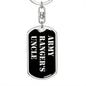 Army Ranger's Uncle v2 - Luxury Dog Tag Keychain