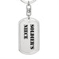 Soldier's Niece - Luxury Dog Tag Keychain