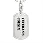 Veteran's Cousin - Luxury Dog Tag Keychain
