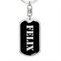 Felix v3 - Luxury Dog Tag Keychain