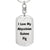 Love My Abyssinian Guinea Pig - Luxury Dog Tag Keychain