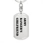 Army Ranger's Girlfriend - Luxury Dog Tag Keychain