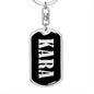 Kara v02 - Luxury Dog Tag Keychain
