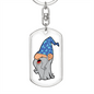 Wizard 02 - Luxury Dog Tag Keychain