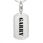 Garry - Luxury Dog Tag Keychain