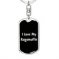 Love My Ragamuffin v2 - Luxury Dog Tag Keychain