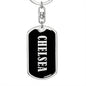 Chelsea v02 - Luxury Dog Tag Keychain