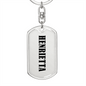 Henrietta v01 - Luxury Dog Tag Keychain