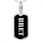 Bret v3 - Luxury Dog Tag Keychain