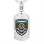 59th Motorized Infantry Brigade (Ukraine) - Luxury Dog Tag Keychain