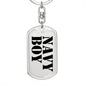 Navy Boy - Luxury Dog Tag Keychain