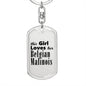 Belgian Malinois - Luxury Dog Tag Keychain