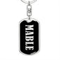 Mable v02 - Luxury Dog Tag Keychain