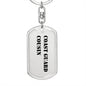 Coast Guard Cousin - Luxury Dog Tag Keychain