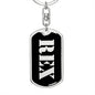 Rex v3 - Luxury Dog Tag Keychain