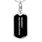 Soldier's Granddaughter v2 - Luxury Dog Tag Keychain