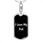 Love My Puli v5 - Luxury Dog Tag Keychain