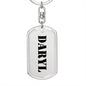 Daryl - Luxury Dog Tag Keychain