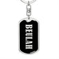 Beulah v02 - Luxury Dog Tag Keychain