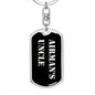 Airman's Uncle v2 - Luxury Dog Tag Keychain