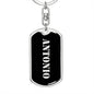 Antonio v3 - Luxury Dog Tag Keychain