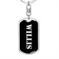 Willis v3 - Luxury Dog Tag Keychain