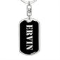 Ervin v3 - Luxury Dog Tag Keychain