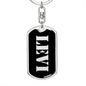 Levi v3 - Luxury Dog Tag Keychain