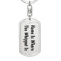 Whippet's Home - Luxury Dog Tag Keychain