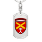 44th Artillery Brigade (Ukraine) - Luxury Dog Tag Keychain