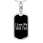 Love My Shih Tzu v2 - Luxury Dog Tag Keychain