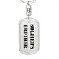 Soldier's Brother - Luxury Dog Tag Keychain